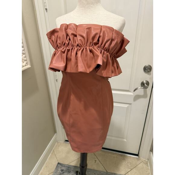 Do + Be faux leather strapless dress - small - Picture 2 of 6